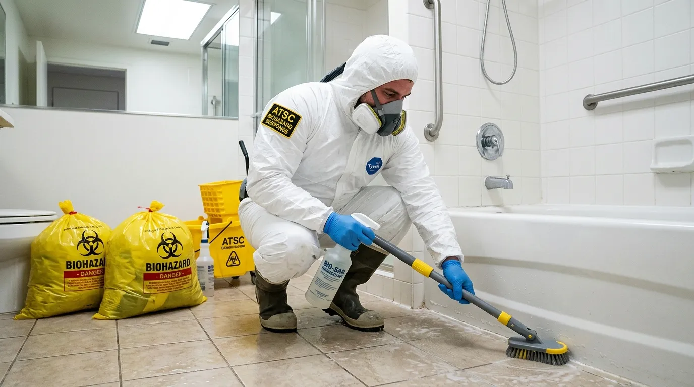 Decontamination equipment deployed for Blood Cleanup in River Edge